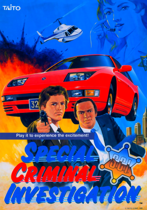 Special Criminal Investigation (US) Arcade Game Cover
